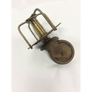 Antique castor wheel metal
